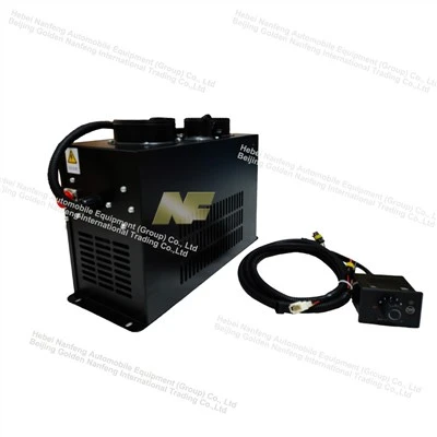 Fast heating electric bus defroster