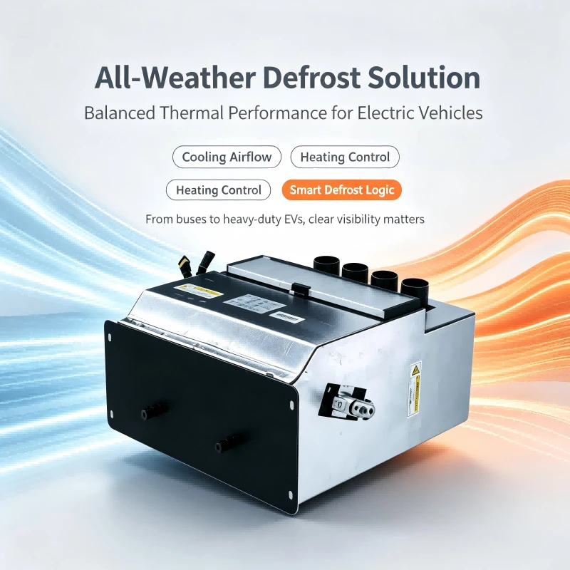 Heating and cooling defroster Heating and cooling defroster