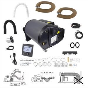 6kw Electric And LPG Hybrid Heater